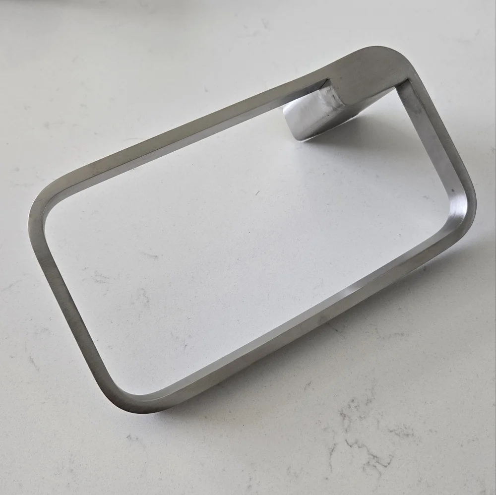 MODERN Silver Towel Ring